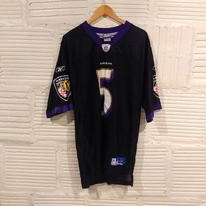 Reebok Flacco Jersey Baltimore Ravens Has hole in bottom back